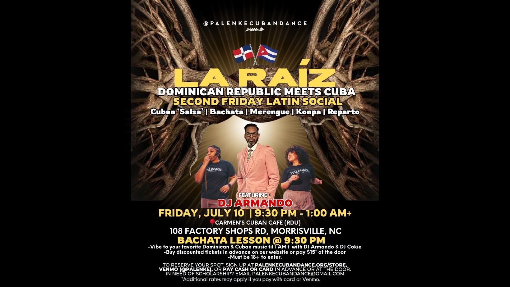 La Raíz Latin Social ft. DJ Armando + Bachata Lesson