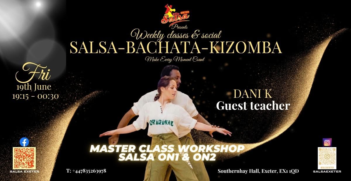 DANI K MASTER CLASS WORKSHOP SALSA ON1 & ON2
