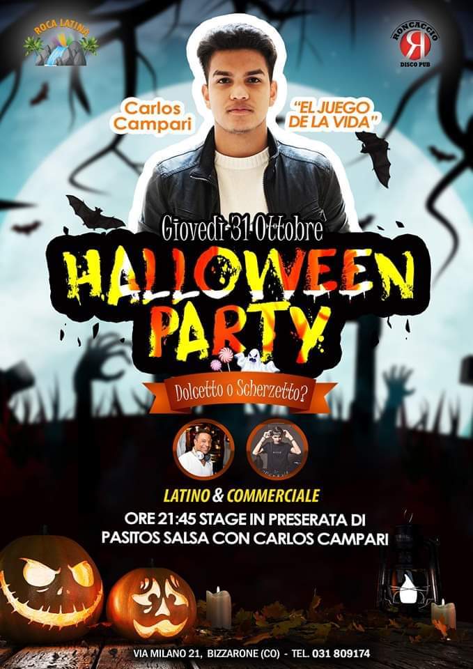 Latin Halloween party - Show e stage di salsa