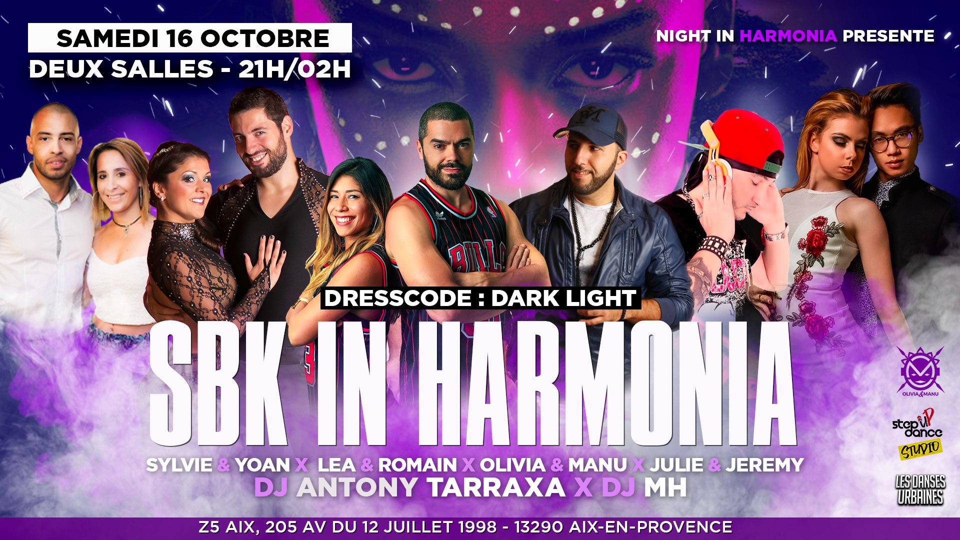 SBK In Harmonia - 2 Salles - Dresscode Dark Light