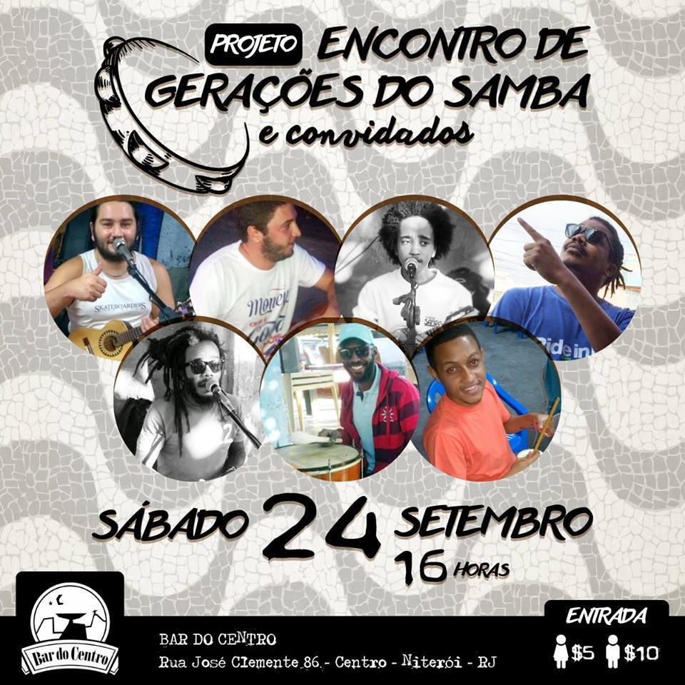 Encontro de Gerações do Samba no Bar do Centro!