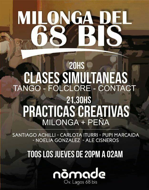 Milonga del 68 BIS- Día Multidanza