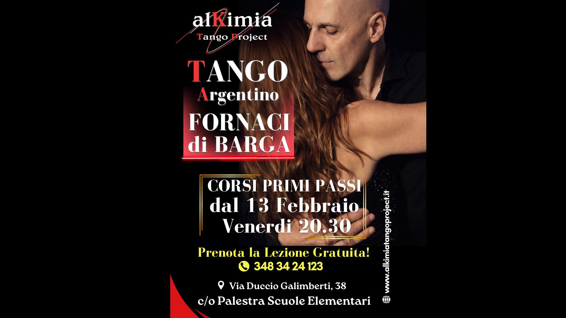 Corsi Primi Passi Tango Argentino a FORNACI DI BARGA (LU)