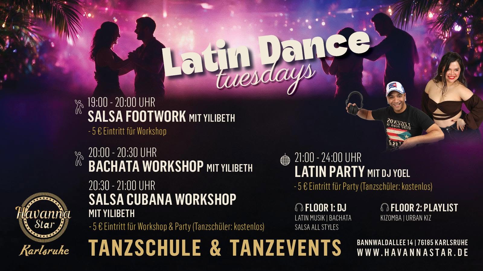 Latin Dance Party inklusive Workshop