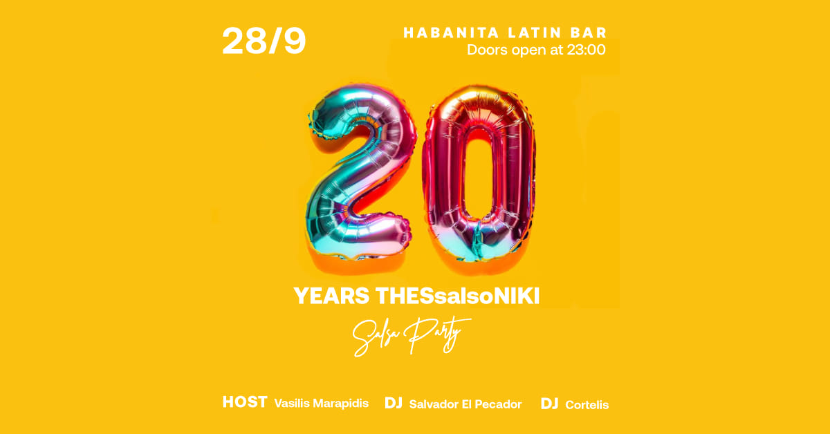 20 Years THESsalsoNIKI Party