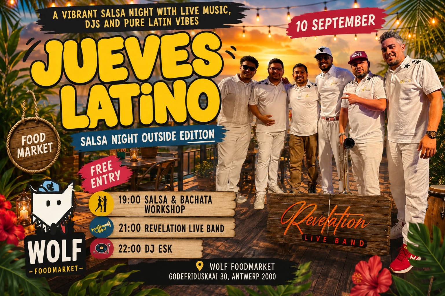 Jueves Latino x Wolf - 10 09 OUTDOOR Edition