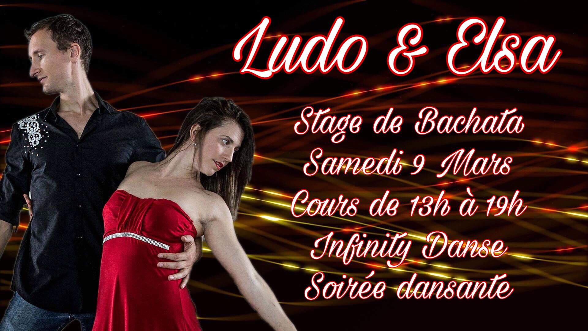 LYON Stage + Soirée Bachata Ludo & Elsa, samedi 9 mars 2019
