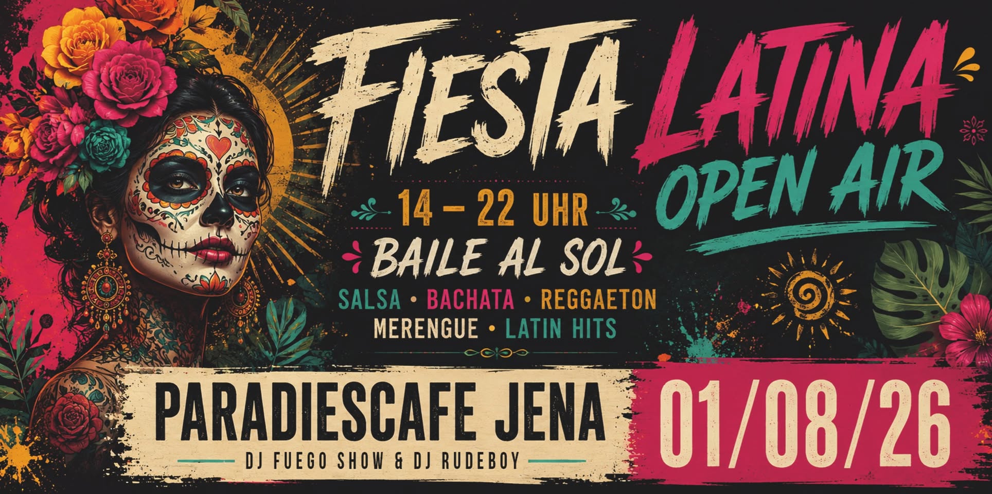 FIESTA LATINA ☆ OPEN AIR ☆ PARADIESCAFE JENA
