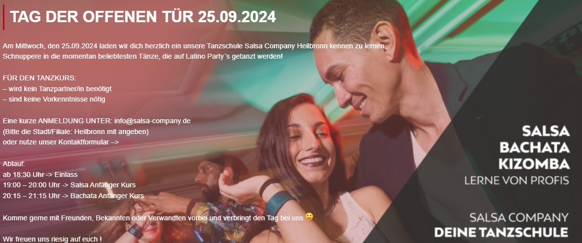 Tag der offenen Tür - Salsa Company Heilbronn