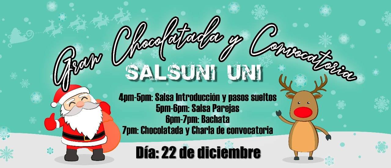 Chocolatada salsera y convocatoria Salsuni uni