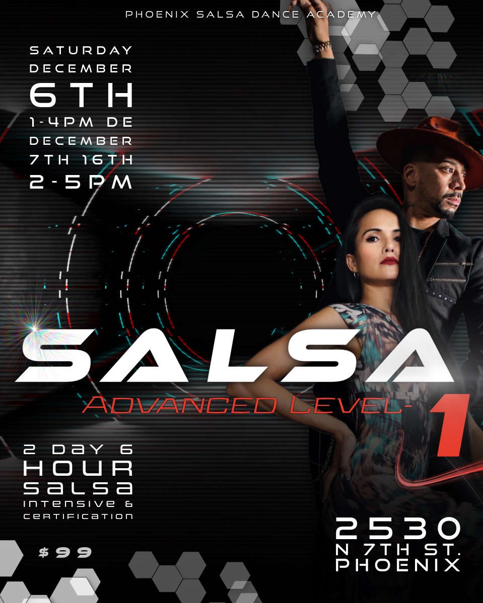 Advanced Level-1 Salsa Syllabus Certification: PHX Salsa Dance!