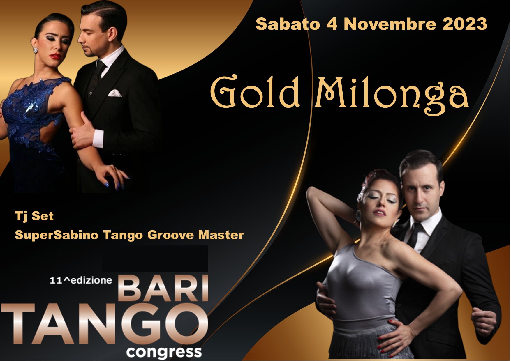 Sabato 4 Novembre 2023 BTC Gold Milonga