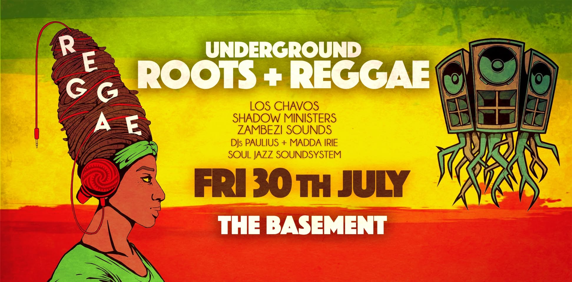 Underground Roots & Reggae : Dub Jazz Latin Ska African