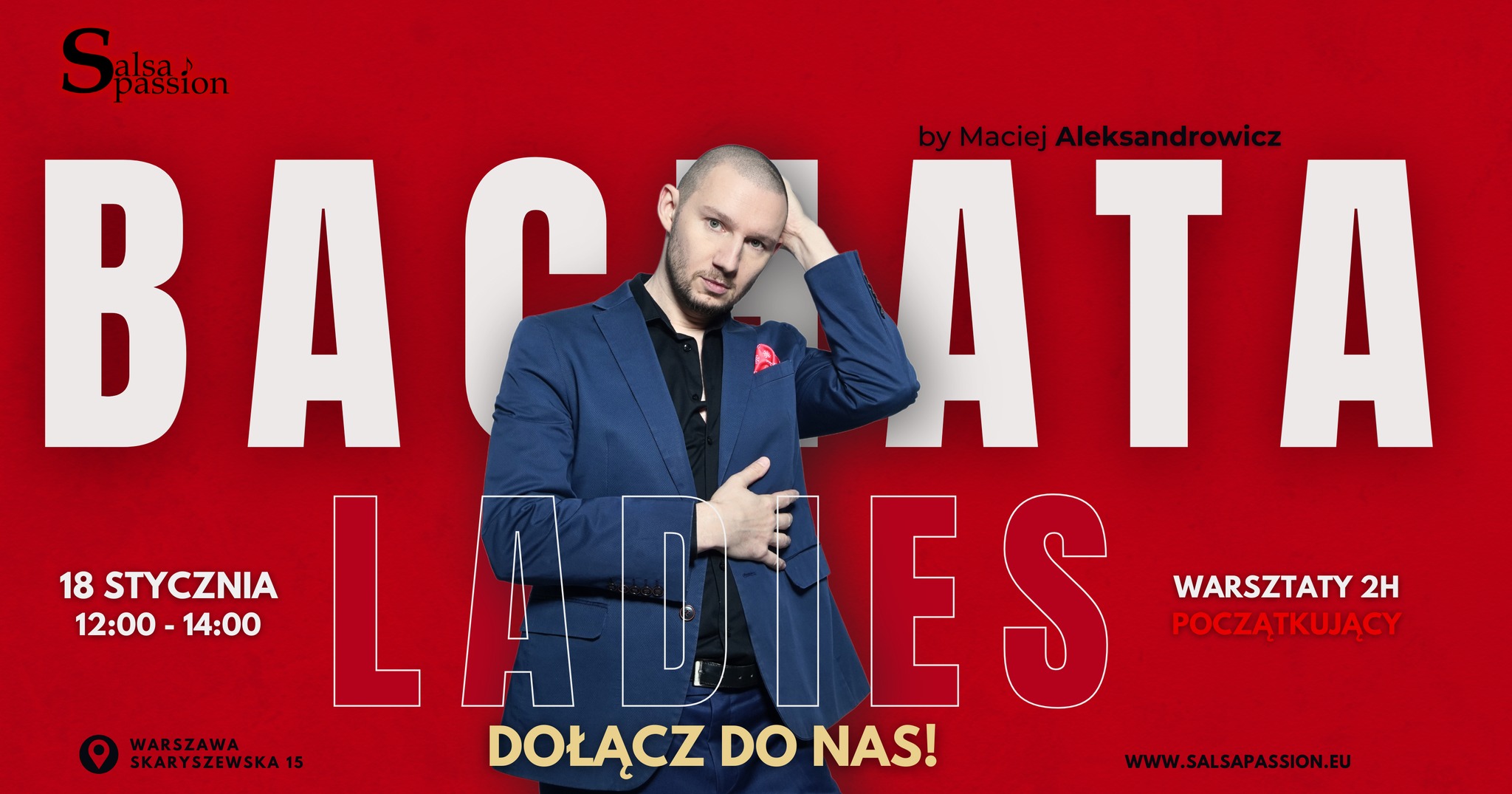 Bachata Ladies 2h dla Początkujących (Warszawa)