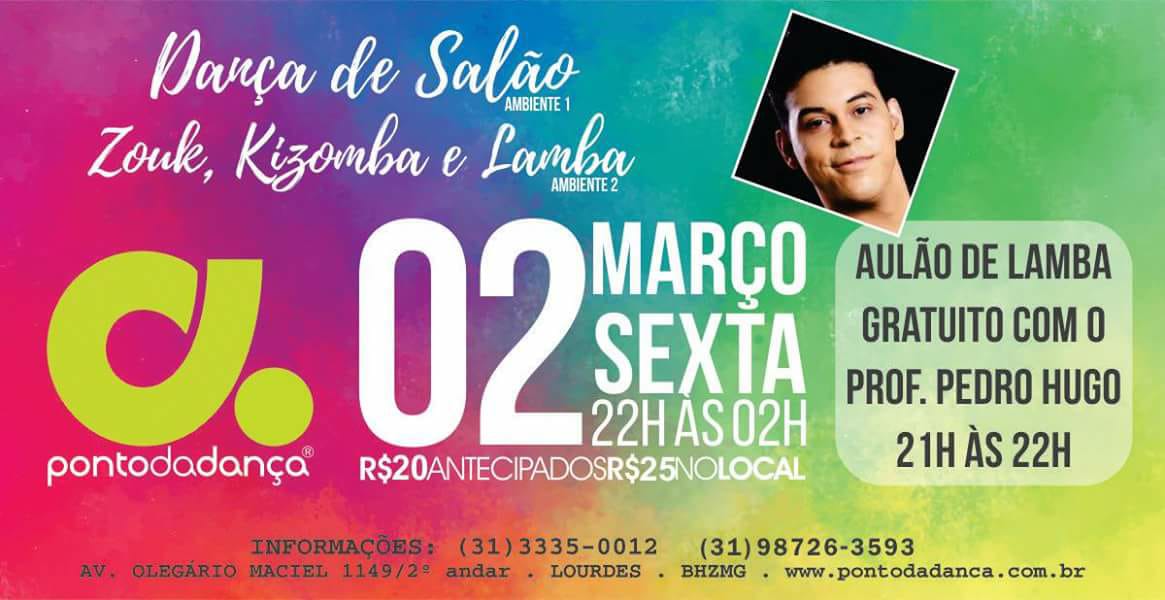 Dança de Salão, Zouk, Kizomba e Lamba