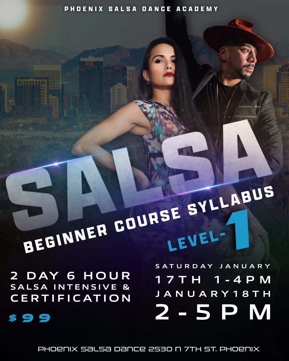 Beginner Salsa Syllabus Course: Phoenix Salsa Dance Academy!