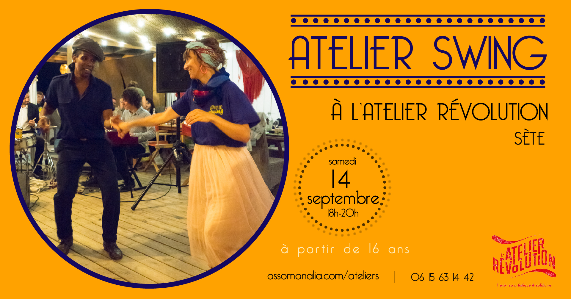 Atelier d'initiation au lindy hop