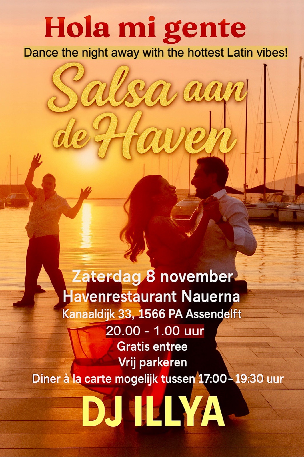 Salsa aan de haven