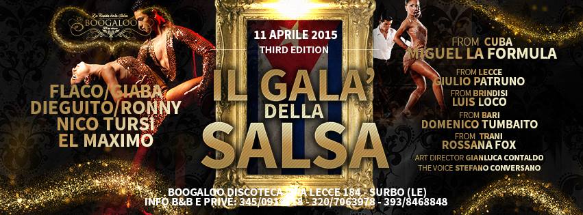 IL GALA' DELLA SALSA Terza Edizione 11 Aprile 2015