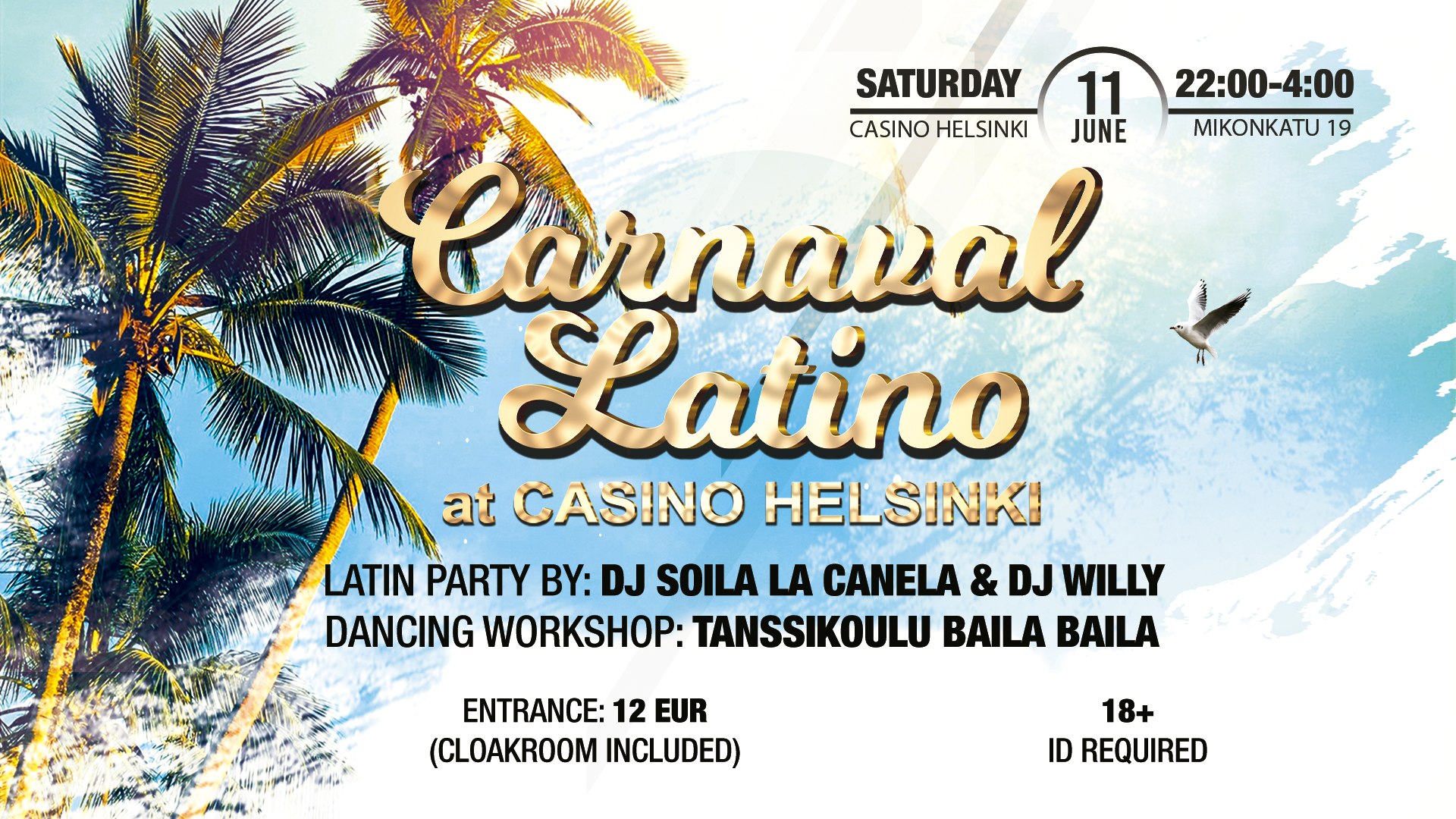 Carnaval Latino at Casino Helsinki on June 11