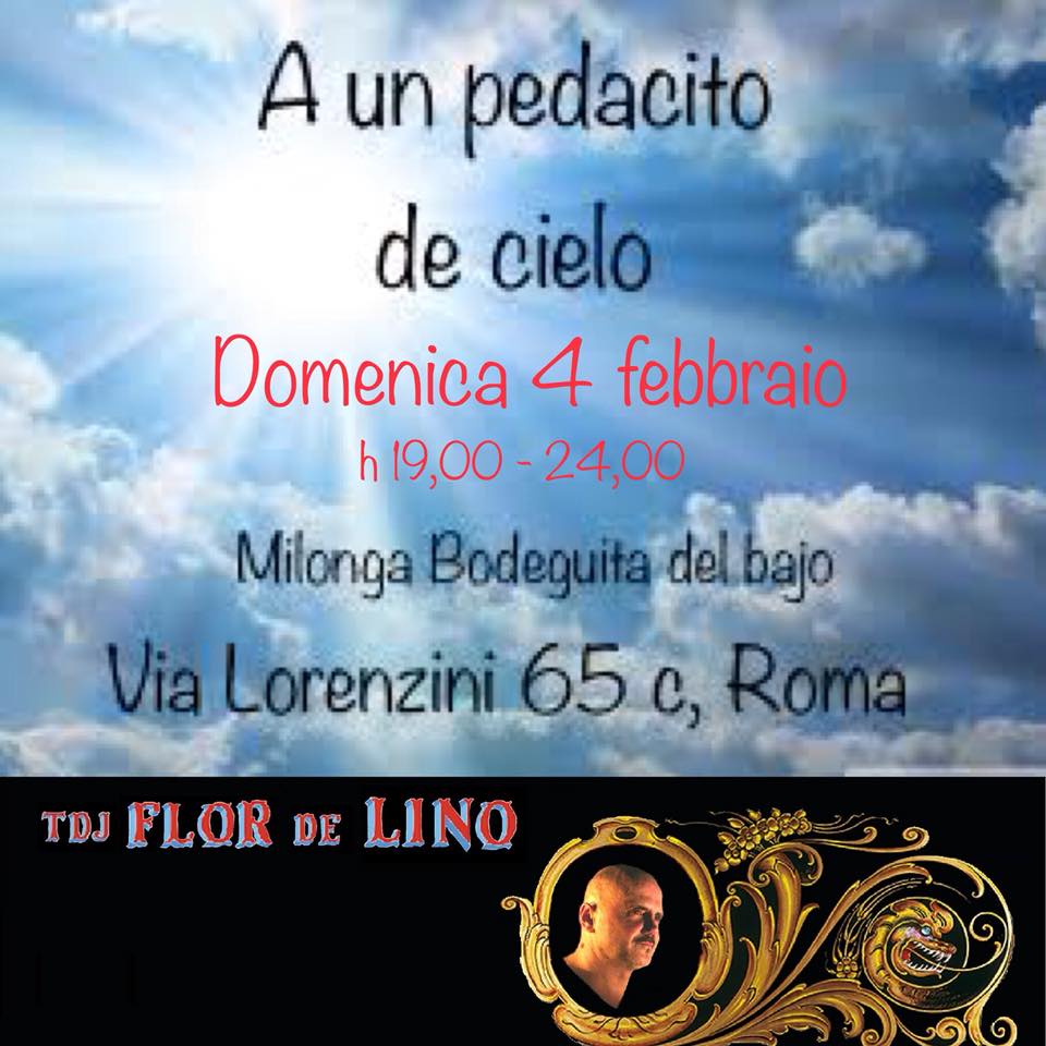 Milonga dedicata a un “pedacito de cielo”