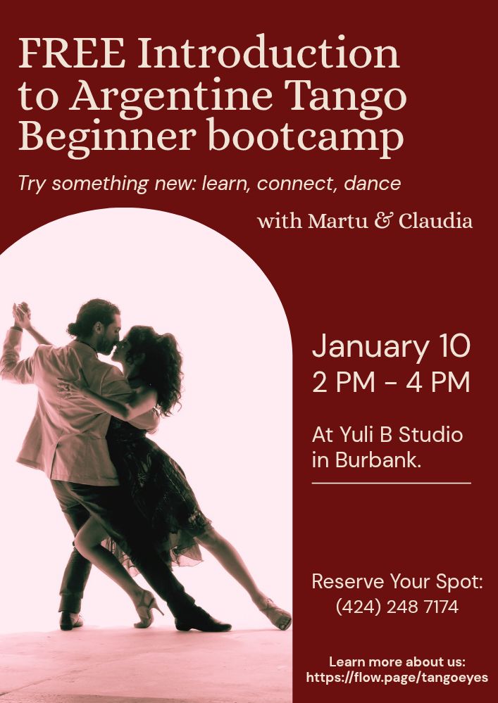 FREE Introduction to Argentine Tango Beginner Bootcamp