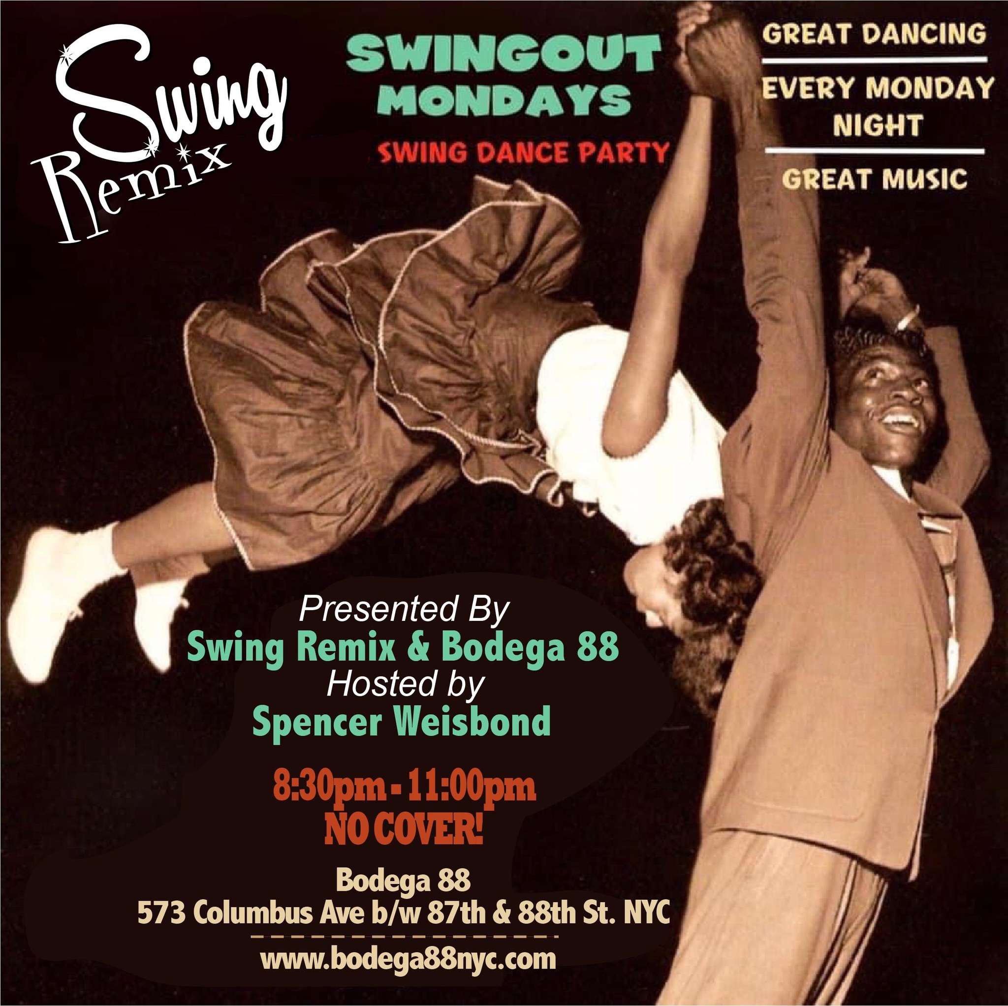 Swing Out Mondays@ Bodega 88