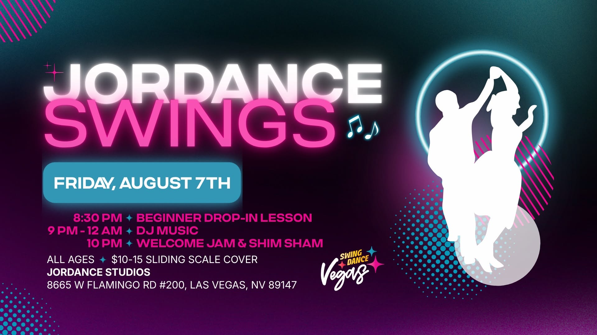 Jordance Swings - Beginner Lesson, Social Dancing, & DJ Music