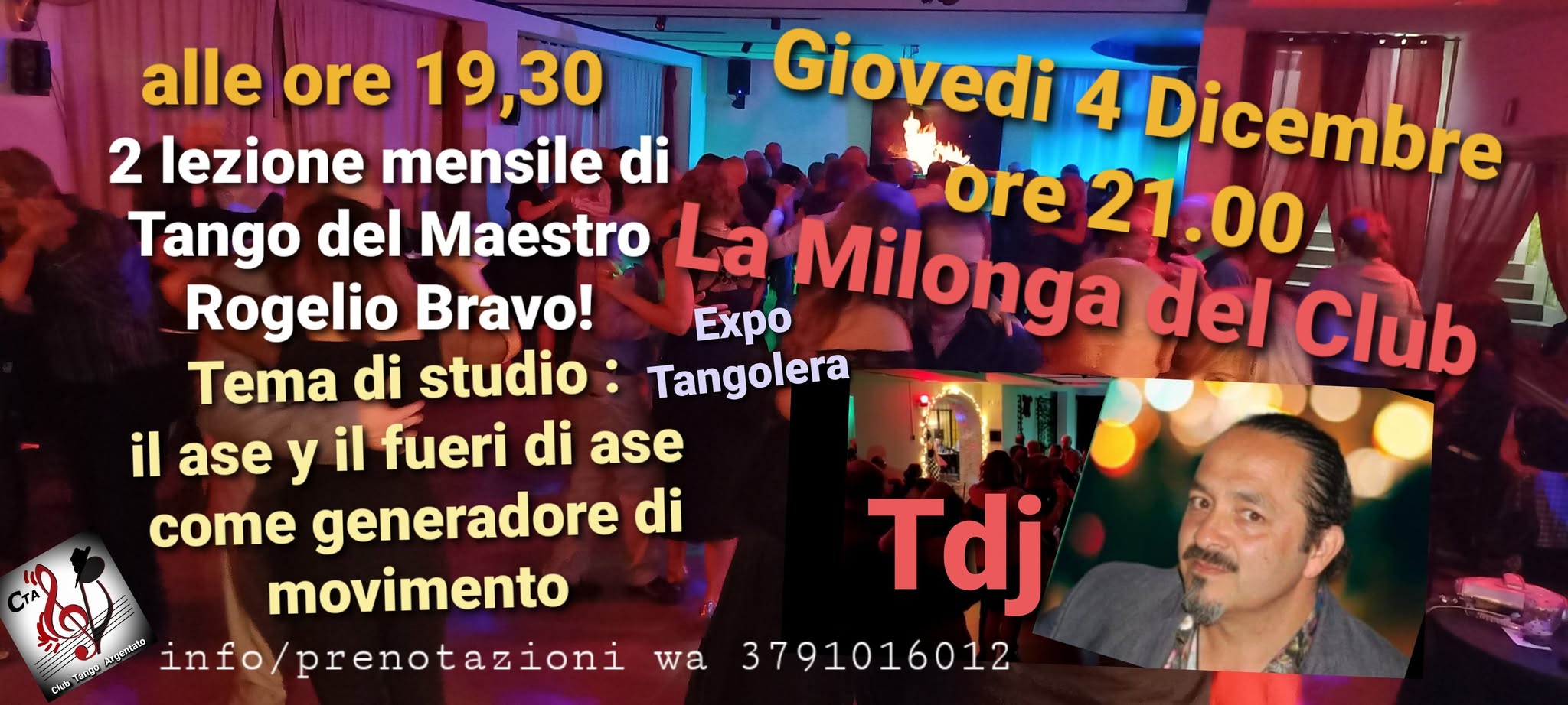 La Milonga del Club πΊ Tdj Rogelio Bravo