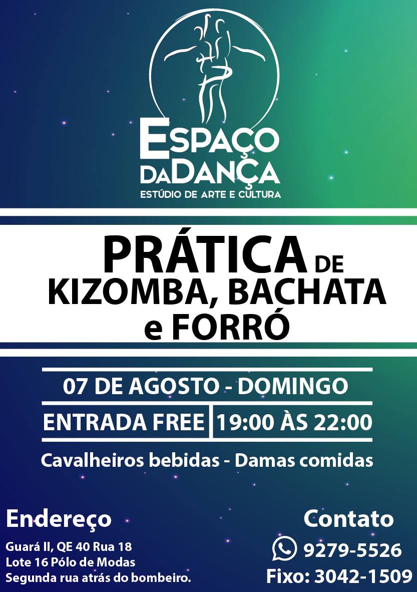 III Prática de Kizomba, Bachata e Forró