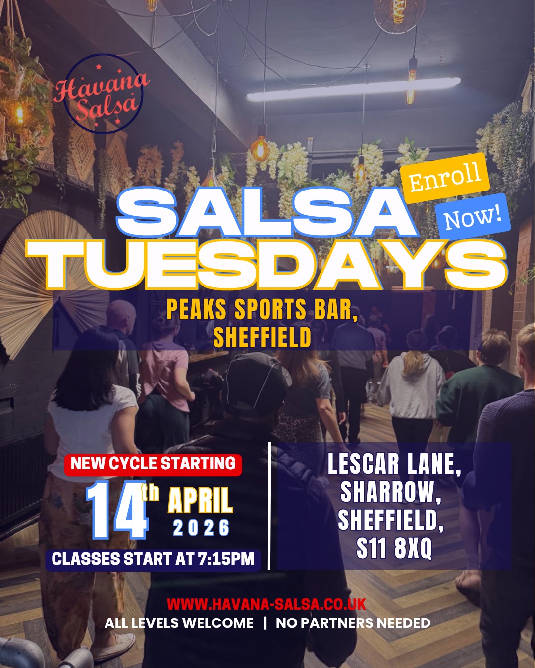 Havana Salsa Classes Sheffield ππΊ Beginners Welcome Join the Club