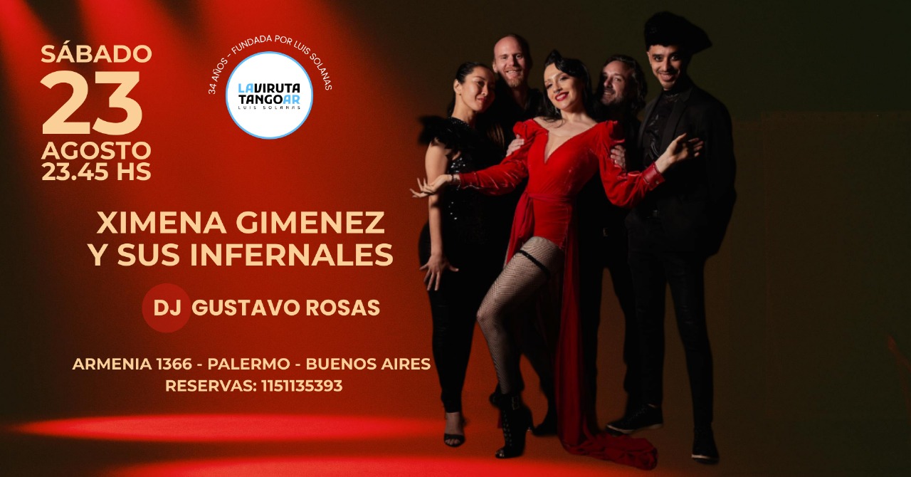 Orquesta en vivo: Ximena Giménez y sus Infernales