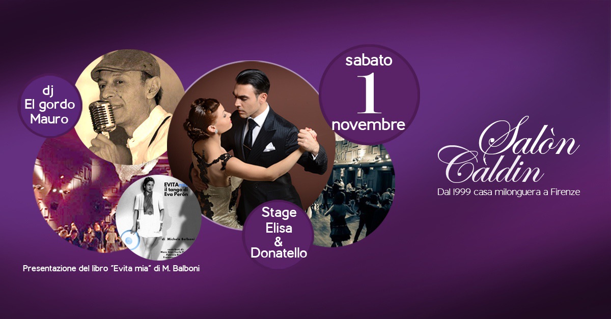 Milonga al Salón Càldin: Workshop e presentazione libro in preserata