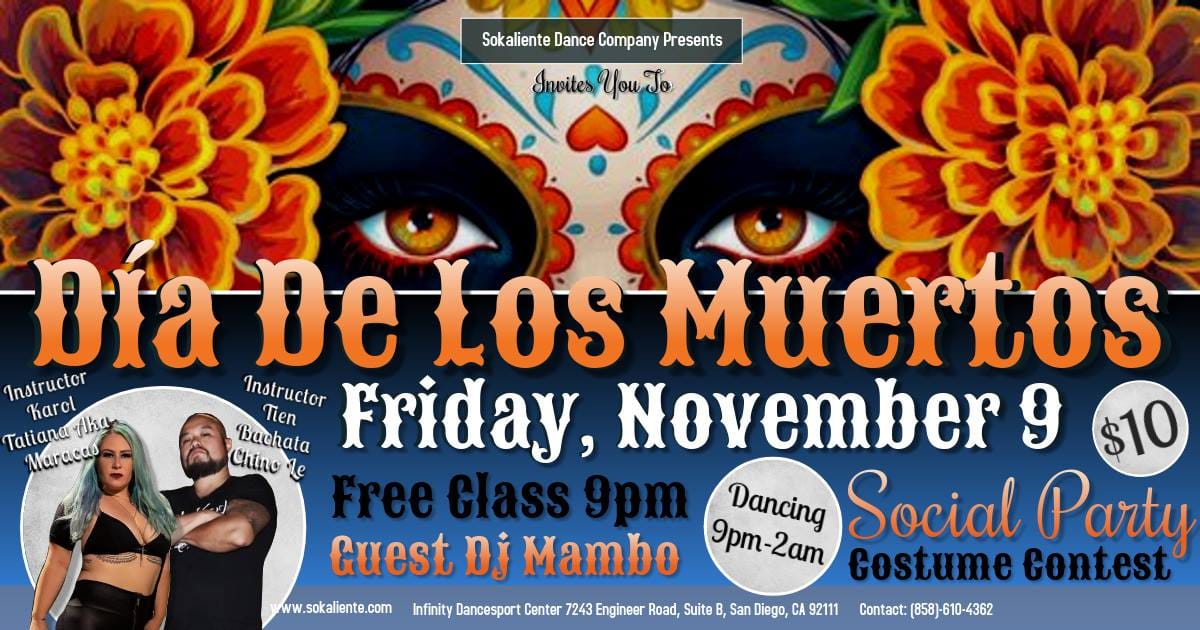 Sokaliente Dia De Los Muertos Bachata Social