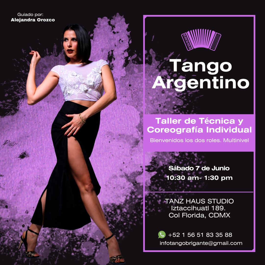 Baila tu Tango Curso de Técnica y Coreografía Individual