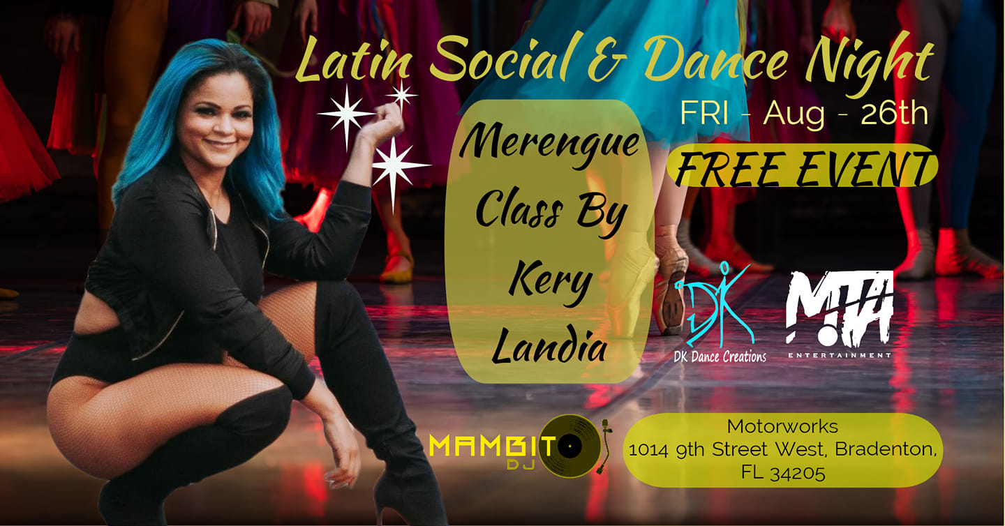Latin Social & Dance Night With Kery Landia Free Event @Motorworks