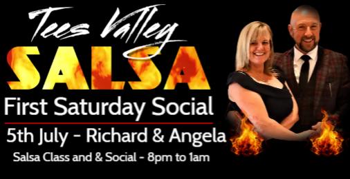 Tees Valley Salsa - First Saturday Social - July with Richard & Angela