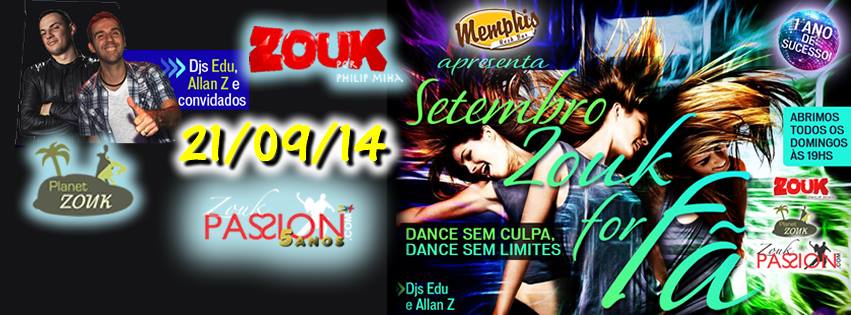 ZOUK FOR FÃ - 21 09 2014