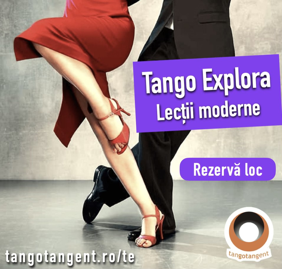 Lecții moderne de inițiere- Tango eXplora marțea la 19.00