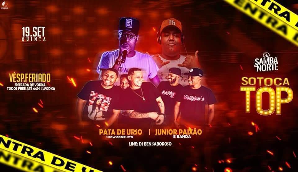 É HOJE - Samba da norte •• Todos free •• só toca TOP •• Vodka