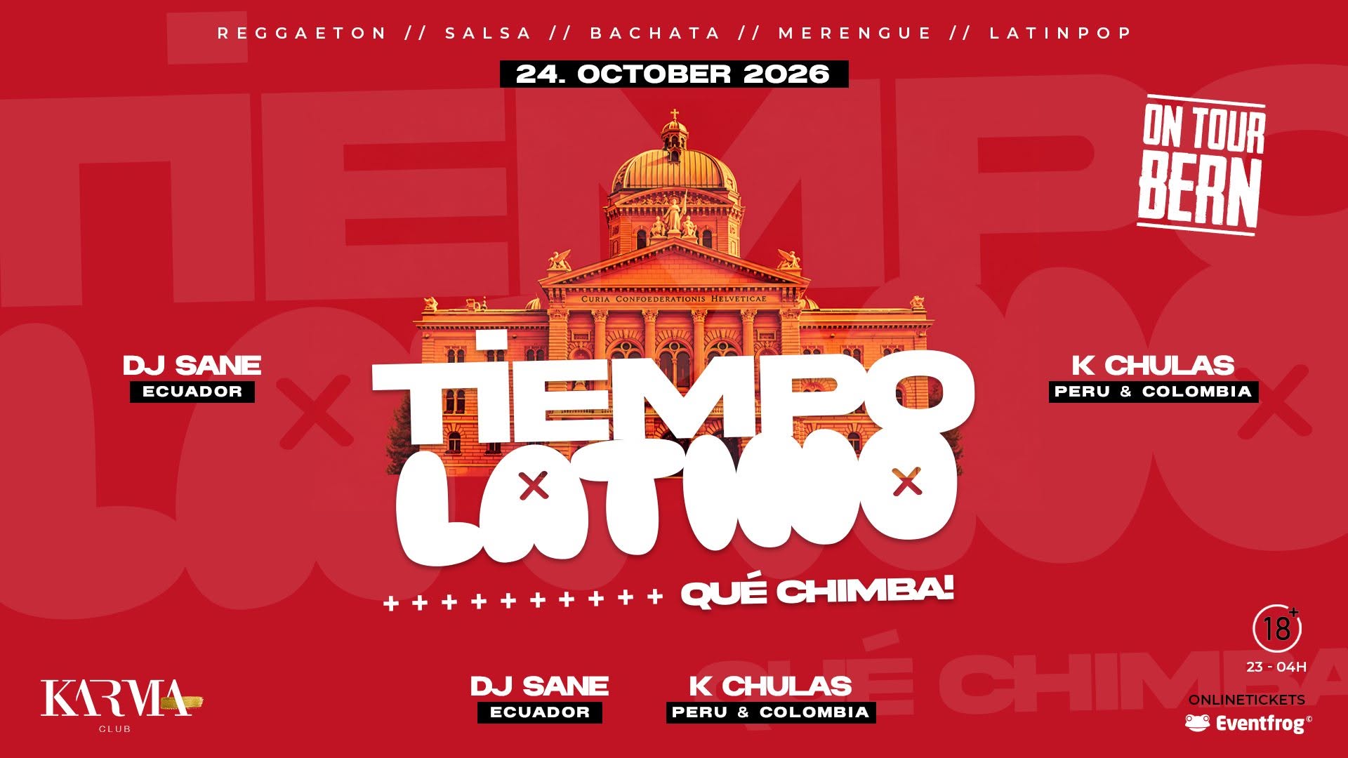 TIEMPOLATINO ON TOUR • KARMA CLUB BERN