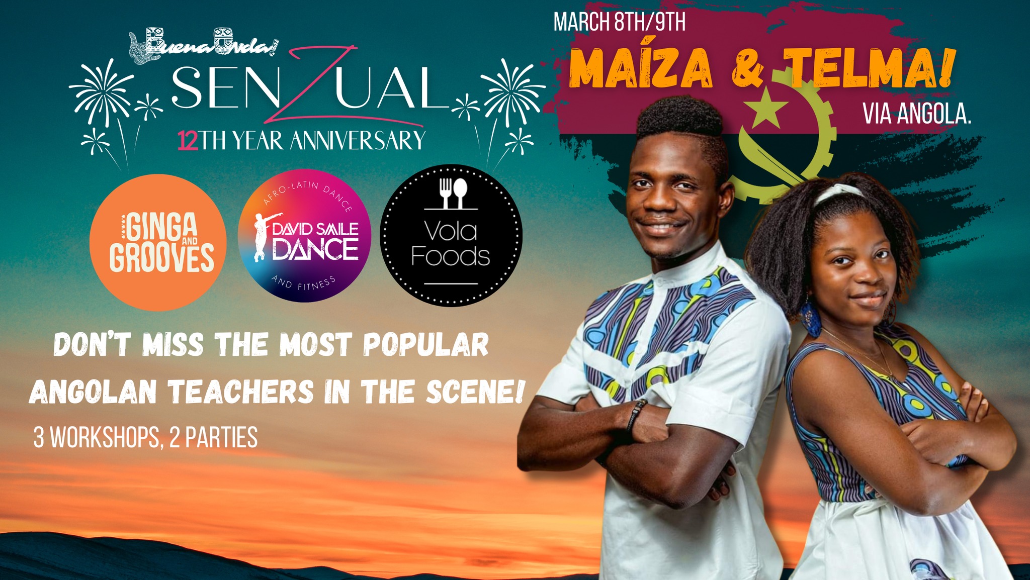 Afro + Semba Weekend Senzual 12th Year Anniversary
