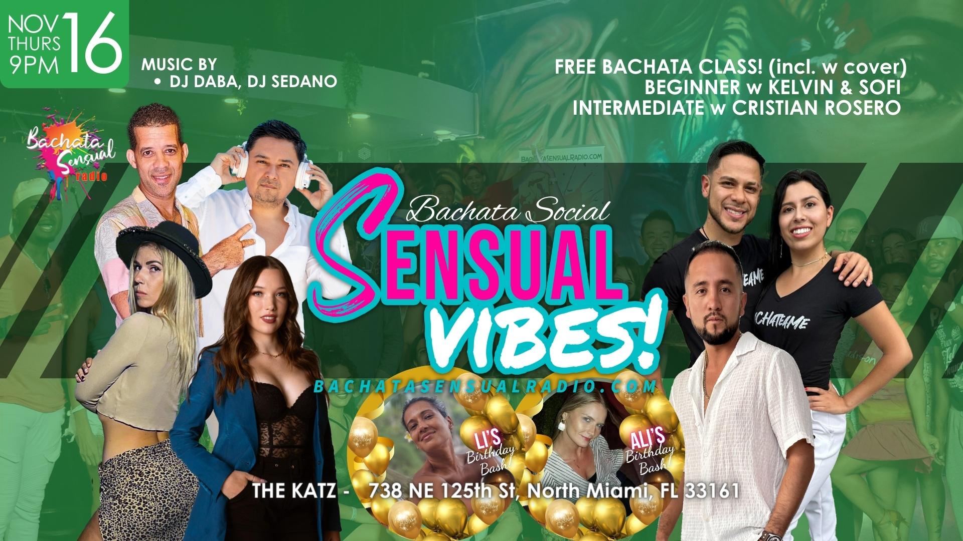 SENSUAL VIBES MIAMI, Bachata Social