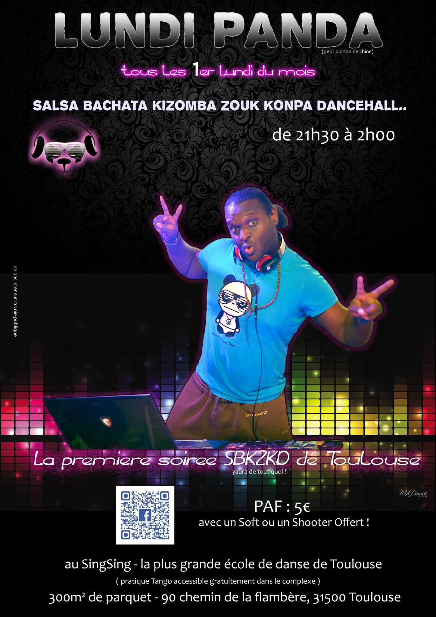 LUNDI PANDA - Soiree Mensuelle Sbkdzk