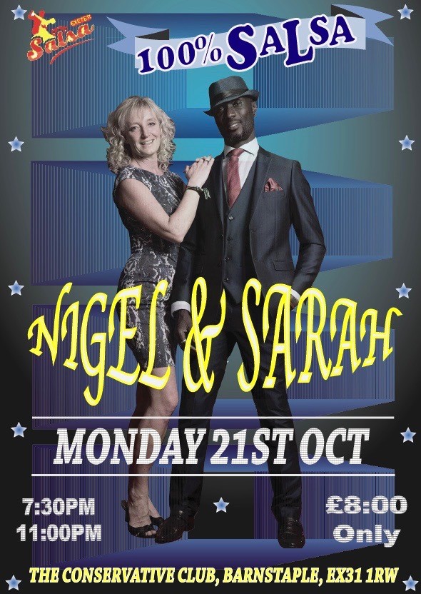 Salsa Classes and Party with Legendary Nigel & Sarah