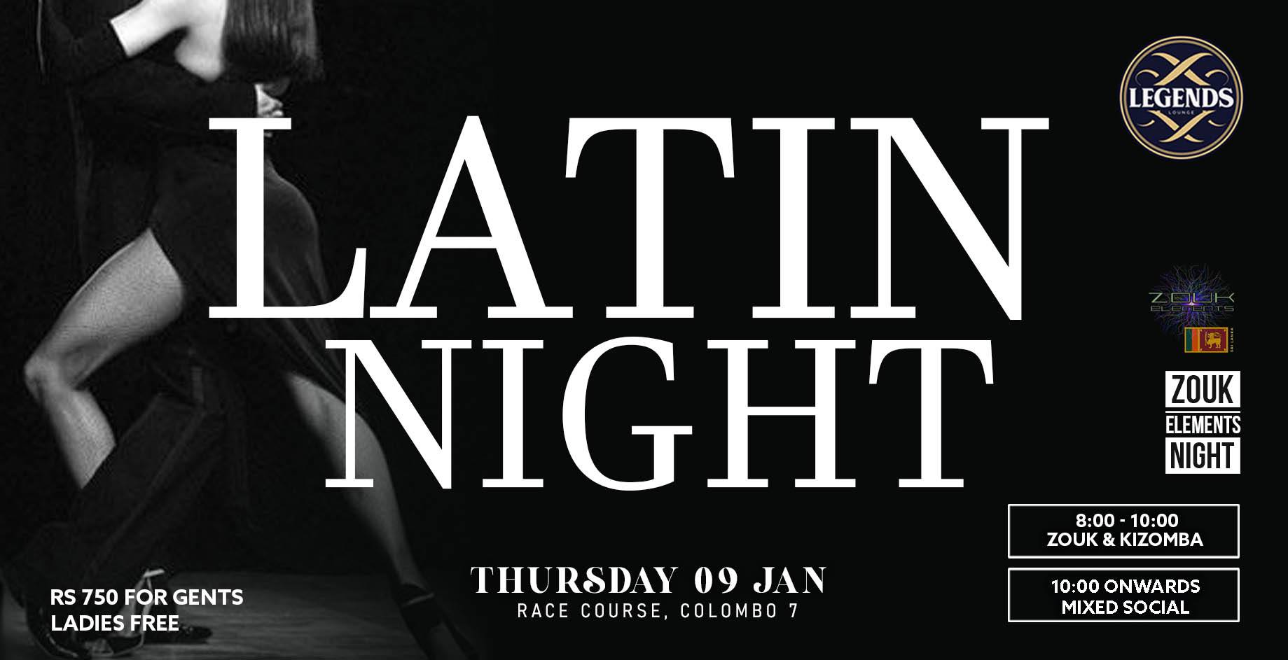 Legends Lounge LATIN NIGHT