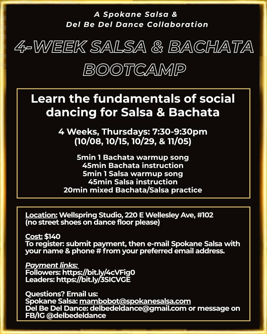 Salsa & Bachata Bootcamp
