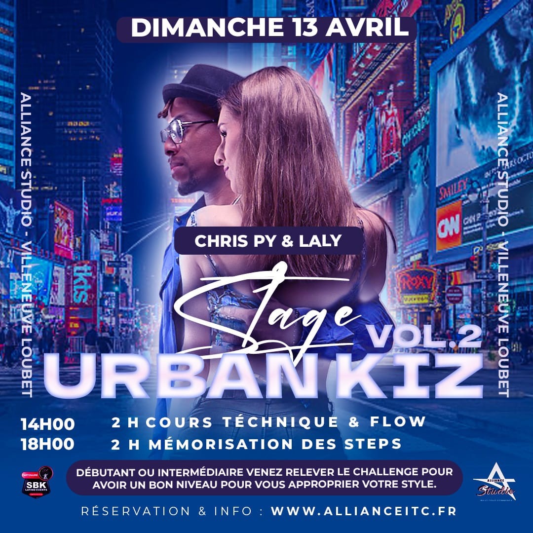 STAGE URBAN KIZ AVEC CHRIS PY & LALY