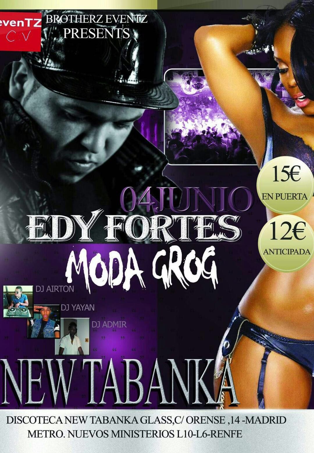 New Tabanka Glass - Kizomba Night- Sábado 4 de Junio 2016