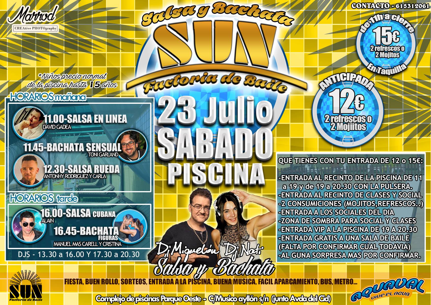 SUN "factoria de baile" 23 Julio (evento Oficial)